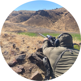 WCLR precision shooting instructor at the range