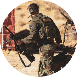 WCLR precision shooting instructor during sheriff swat sniper school